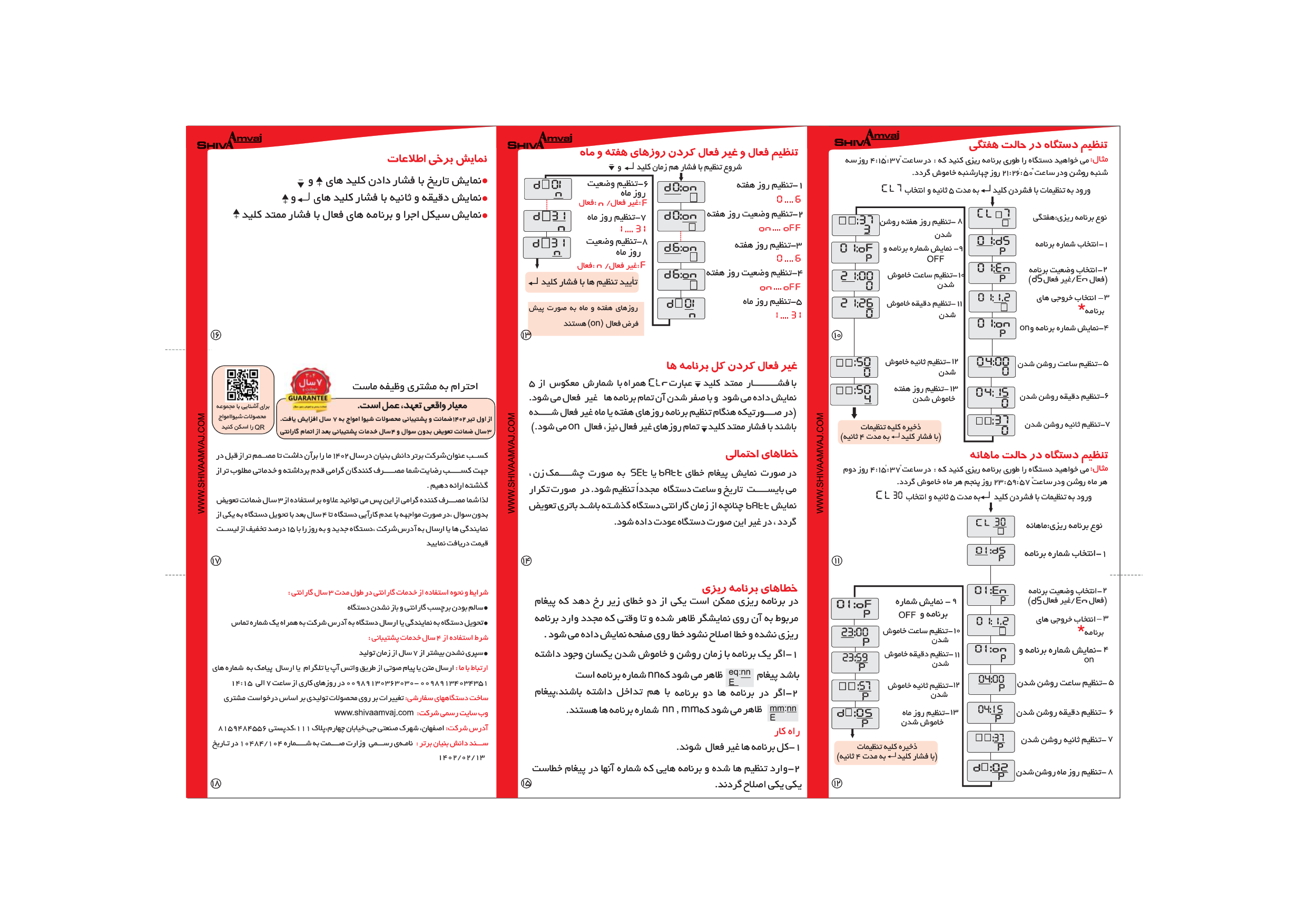 ساعت فرمان ۲ رله ای - Image 3