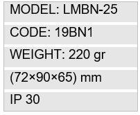کنترل بار تک فاز 25A